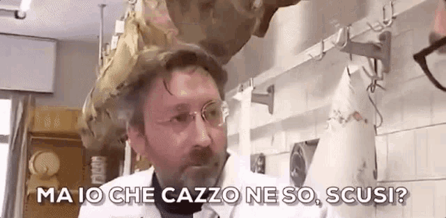 macellaio: &ldquo;che cazzo ne so io, scusi&rdquo;